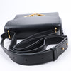 Bottega Veneta Box Calfskin Nappa Clip Shoulder Bag in Black Secondhand