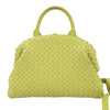 Bottega Veneta Intrecciato Small Leather 2Way Handbag in Yellowish Green (Marketplaces) Secondhand