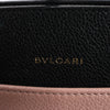 BVLGARI ALBA Leather 2Way Handbag Pink x Black Secondhand
