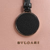 BVLGARI ALBA Leather 2Way Handbag Pink x Black Secondhand