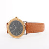 Secondhand Bvlgari Bvlgari Bvlgari BB33 SGL L 238436 SS YG Leather QZ Watch with Black Dial