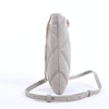 BVLGARI Serpenti Cabochon Chain Leather Shoulder Bag in Gray Secondhand