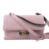 BVLGARI Monete Leather 2Way Shoulder Bag in Pink Secondhand