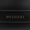 BVLGARI Serpenti Forever Leather Chain Shoulder Bag in Black Secondhand