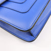 BVLGARI Serpenti Forever Leather Chain Shoulder Bag in Blue Secondhand