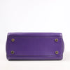 BVLGARI Serpenti Leather 2Way Handbag in Purple Secondhand
