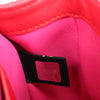 BVLGARI Serpenti Leather Chain Crossbody Bag in Red Secondhand