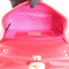 BVLGARI Serpenti Leather Chain Crossbody Bag in Red Secondhand