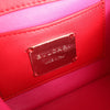 BVLGARI Serpenti Leather Chain Crossbody Bag in Red Secondhand
