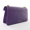 BVLGARI Serpenti Leather 2Way Chain Handbag in Purple Secondhand