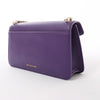 BVLGARI Serpenti Leather 2Way Chain Handbag in Purple Secondhand