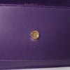 BVLGARI Serpenti Leather 2Way Chain Handbag in Purple Secondhand