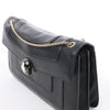 BVLGARI Serpenti Leather Chain Crossbody Bag in Black Secondhand