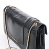 BVLGARI Serpenti Leather Chain Crossbody Bag in Black Secondhand