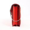 BVLGARI Serpenti Forever Patent Leather Chain Shoulder Bag in Red Secondhand