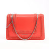 BVLGARI Serpenti Forever Patent Leather Chain Shoulder Bag in Red Secondhand