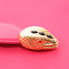 BVLGARI Serpenti Leather Shoulder Bag in Pink Secondhand
