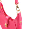 BVLGARI Serpenti Leather Shoulder Bag in Pink Secondhand