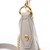 BVLGARI Serpenti Leather Shoulder Bag in Gray Secondhand