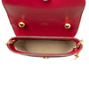 Chloé Croc Embossed Leather Aby Lock Satchel Secondhand