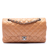 Chanel Medium Classic Metallic Caviar Double Flap Secondhand