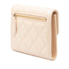 Chanel CC Quilted Iridescent Lambskin Compact Wallet Secondhand