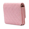 Chanel CC Square Quilted Iridescent Caviar Wallet on Chain Secondhand