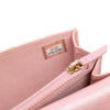 Chanel CC Quilted Iridescent Caviar Wallet on Chain Secondhand