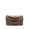 Chanel Quilted Metallic Aged Calfskin Vintage Ligne Flap Secondhand