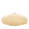 Prada Small Raffia Effect Crochet Embroidered Logo Tote Secondhand