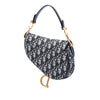 Dior Mini Oblique Canvas Saddle Bag Secondhand