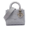 Dior Medium Embroidered Canvas Cannage Lady D Lite Secondhand