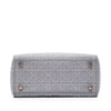 Dior Medium Embroidered Canvas Cannage Lady D Lite Secondhand