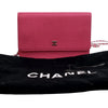 Chanel CC Lizard Embossed Calfskin Wallet On Chain Secondhand
