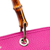 Gucci Medium Calfskin Bamboo Shopper Satchel Secondhand