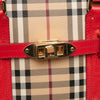Burberry Haymarket Check Coated Canvas Minford Portrait Satchel Secondhand
