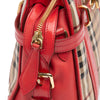 Burberry Haymarket Check Coated Canvas Minford Portrait Satchel Secondhand