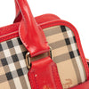 Burberry Haymarket Check Coated Canvas Minford Portrait Satchel Secondhand
