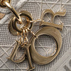 Dior Large Canvas Embroidered Cannage Lady D Lite Secondhand