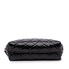 Chanel CC Quilted Patent Cosmetic Pouch Secondhand