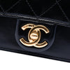 Chanel Paris Cosmopolite Mini Aged Calfskin Straight Lined Flap Secondhand