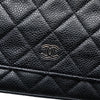 Chanel CC Quilted Caviar Wallet on Chain Secondhand