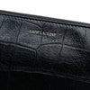 Saint Laurent Crocodile Embossed Leather Zipped Tablet Holder Secondhand