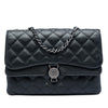 Chanel Quilted Lambskin CC Round Clasp Accordion Flap Secondhand