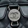 Chanel Quilted Lambskin CC Round Clasp Accordion Flap Secondhand