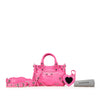 Balenciaga Small Lambskin Motocross Neo Cagole Satchel Secondhand