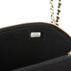 Secondhand Chanel Small Lambskin Top Handle Vanity Case with Chain