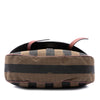 Fendi Pequin Canvas and Leather Top Handle Bag Secondhand