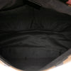 Fendi Pequin Canvas and Leather Top Handle Bag Secondhand