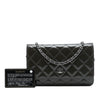 Secondhand Chanel CC Quilted Patent Wallet On Chain